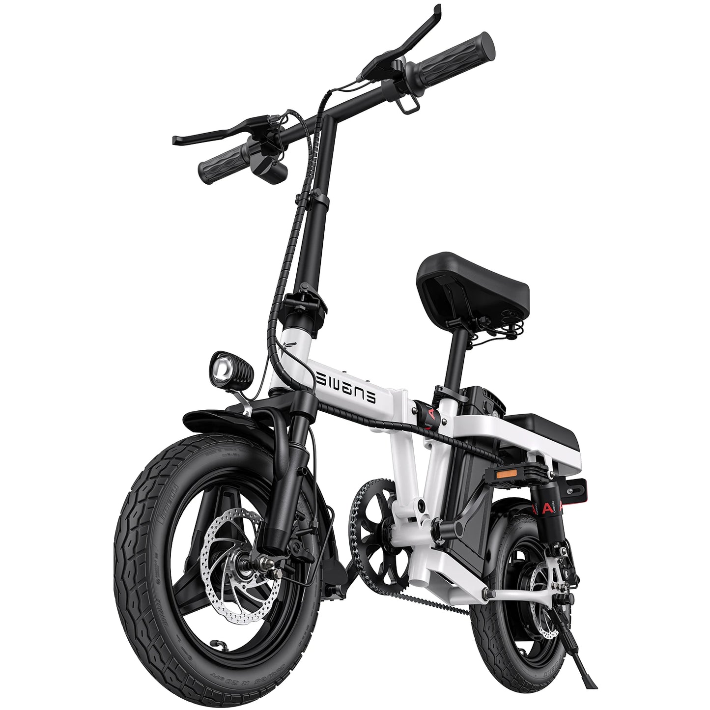 [UK DIRECT]  T14 10Ah 48V 250W 14Inch Folding Electric Bike 25Km/H Max Speed 35-80Km Mileage Range E Bike for City Road