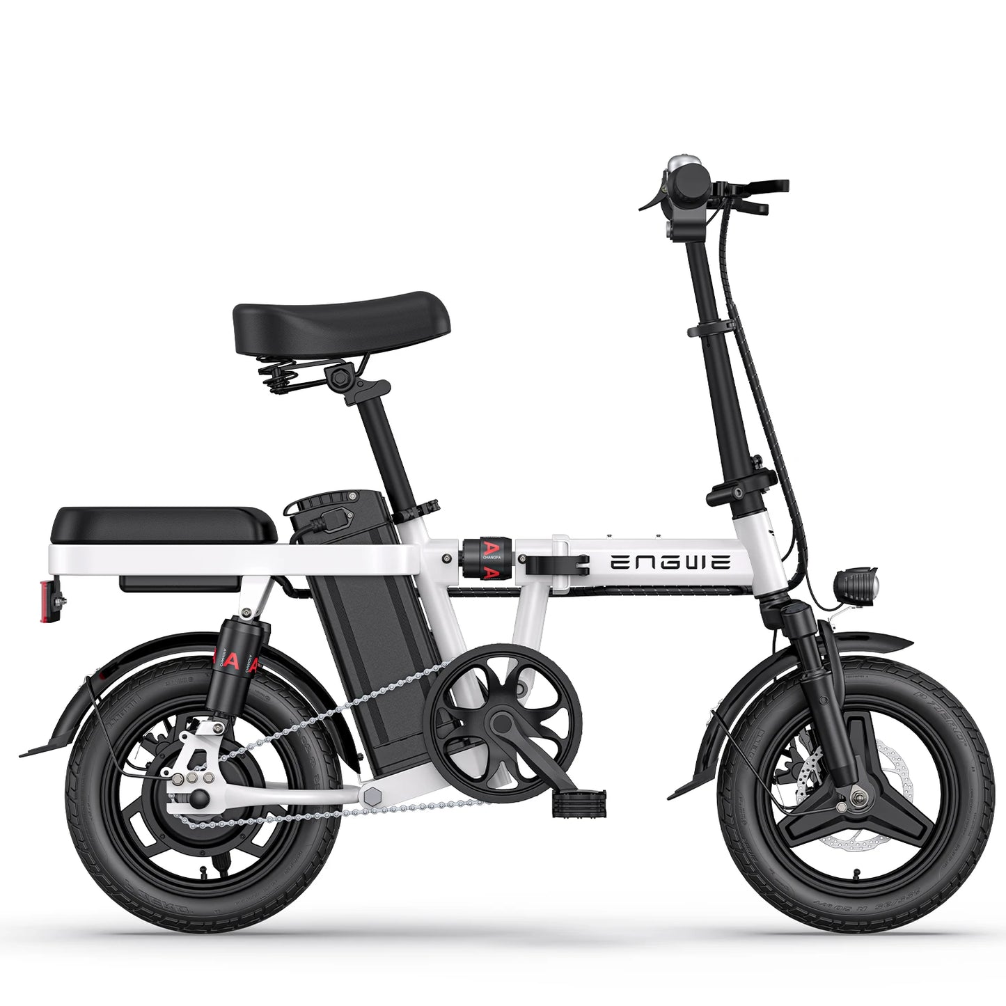 [UK DIRECT]  T14 10Ah 48V 250W 14Inch Folding Electric Bike 25Km/H Max Speed 35-80Km Mileage Range E Bike for City Road