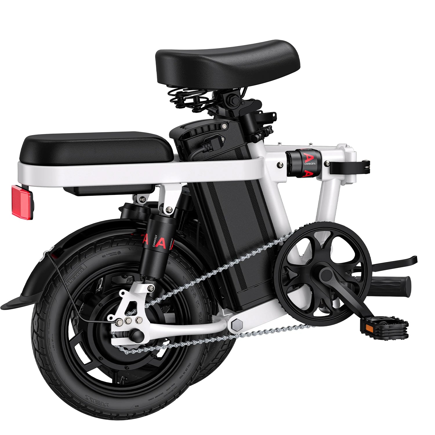 [UK DIRECT]  T14 10Ah 48V 250W 14Inch Folding Electric Bike 25Km/H Max Speed 35-80Km Mileage Range E Bike for City Road