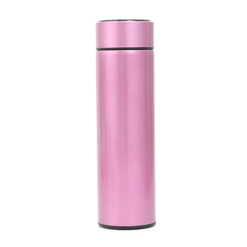 Premium Stainless Steel Smart Water Bottle - Leak-Proof, Double-Walled Insulation, Temperature Control with LCD Display