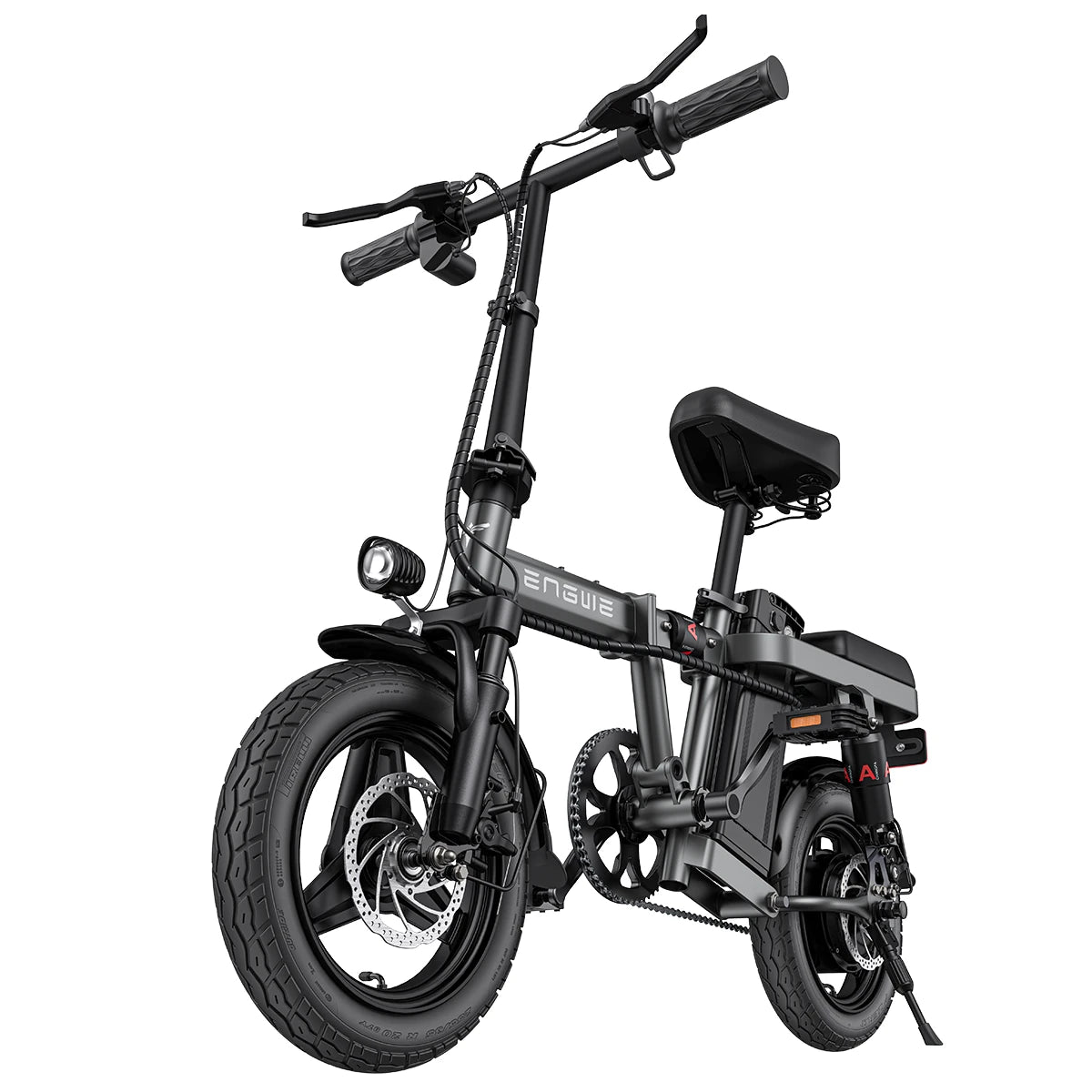 [UK DIRECT]  T14 10Ah 48V 250W 14Inch Folding Electric Bike 25Km/H Max Speed 35-80Km Mileage Range E Bike for City Road